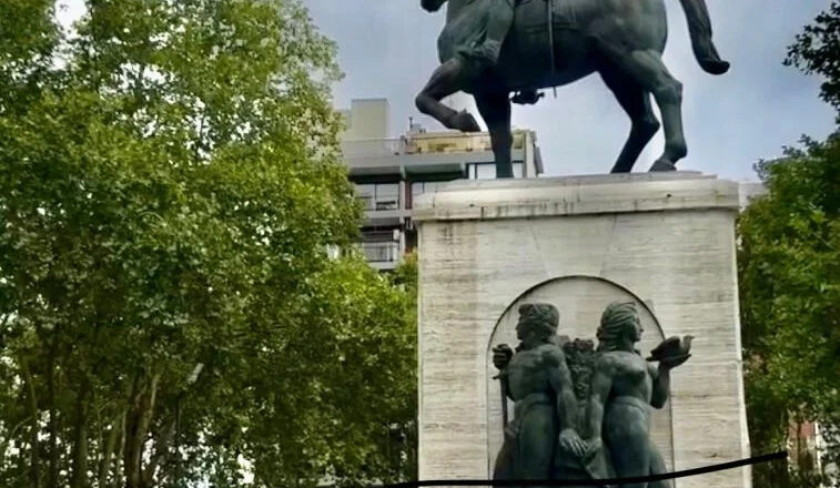 Homenaje al Gral. San Martín en Quilmes