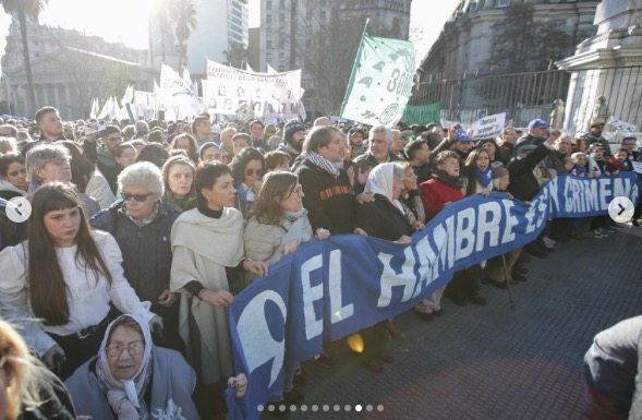 Mayra Mendoza volvió a criticar las políticas del gobierno de Javier Milei