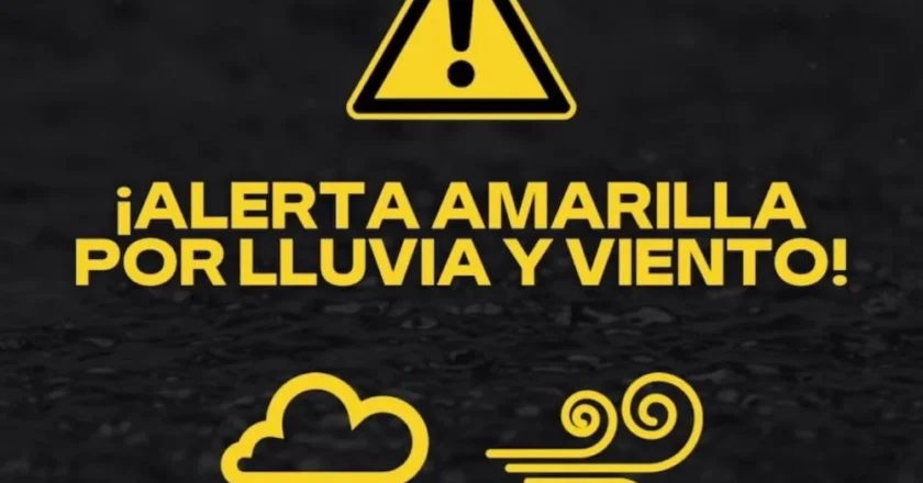 ¿Se viene el cielo abajo? Doble alerta amarilla por tormentas y viento en la región