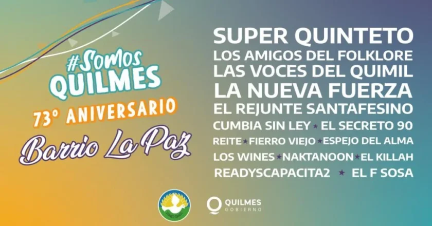 El Barrio La Paz celebra su 73° aniversario con el festival “Somos Quilmes”