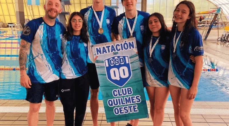 Podio para la natación del Club Quilmes Oeste en los Juegos Bonaerenses