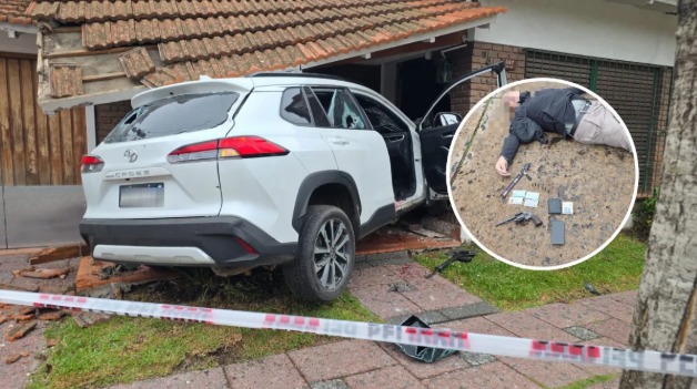 Delincuentes con fusiles y un arsenal de armas se enfrentaron a tiros con la Policía: Dos murieron