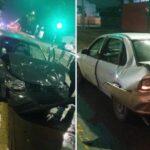 Conductor alcoholizado embistió a un auto en Av. Calchaquí