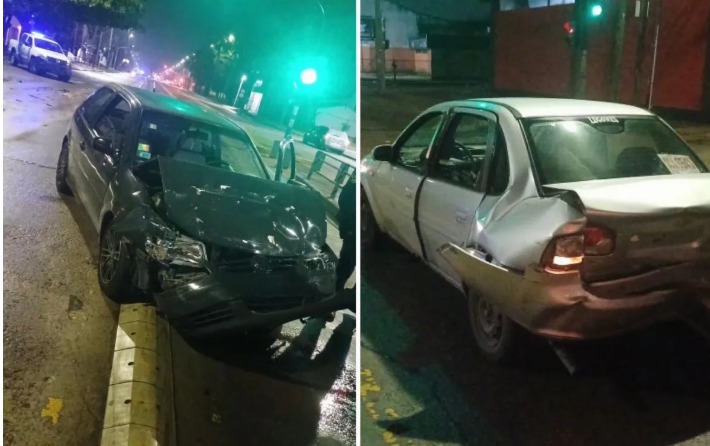 Conductor alcoholizado embistió a un auto en Av. Calchaquí