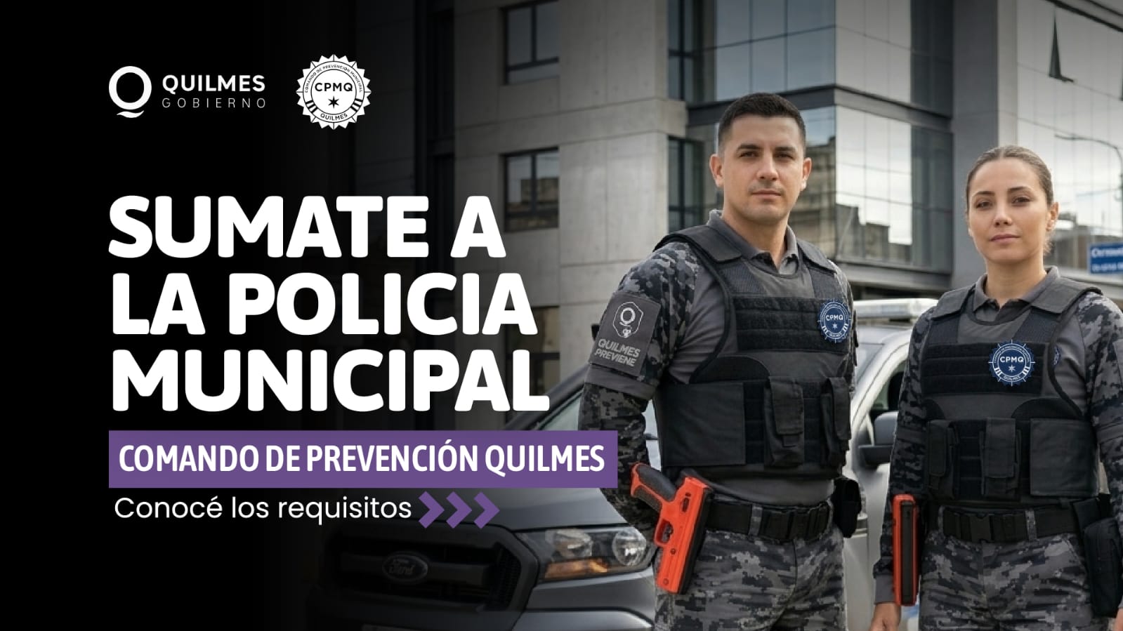QUILMES LANZA SU COMANDO DE PREVENCIÓN MUNICIPAL