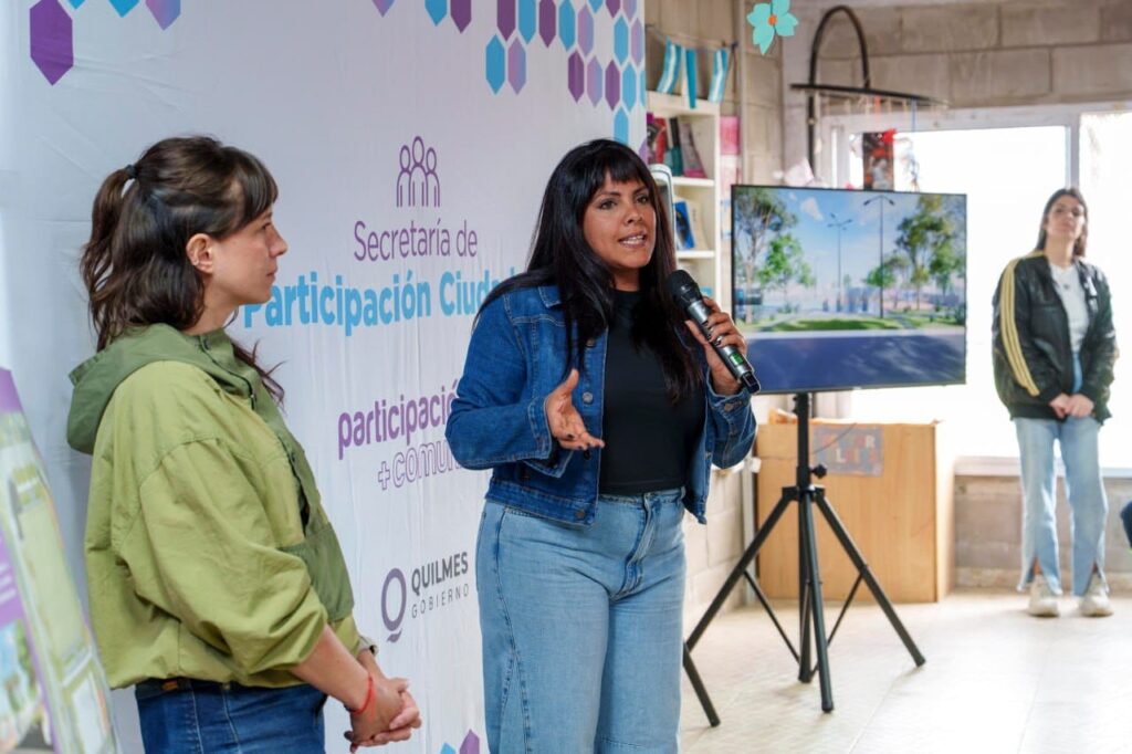 EVA MIERI ANUNCIÓ LA OBRA DE RENOVACIÓN DE LA PLAZA PAPA FRANCISCO