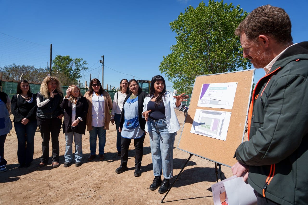 LA COMUNA INICIÓ LA OBRA DEL NUEVO EDIFICIO DEL JARDÍN MUNICIPAL Nº 2